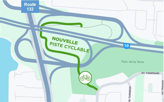 Notice to residents | Brossard: new multipurpose path between the Samuel De Champlain Bridge and the T Sector