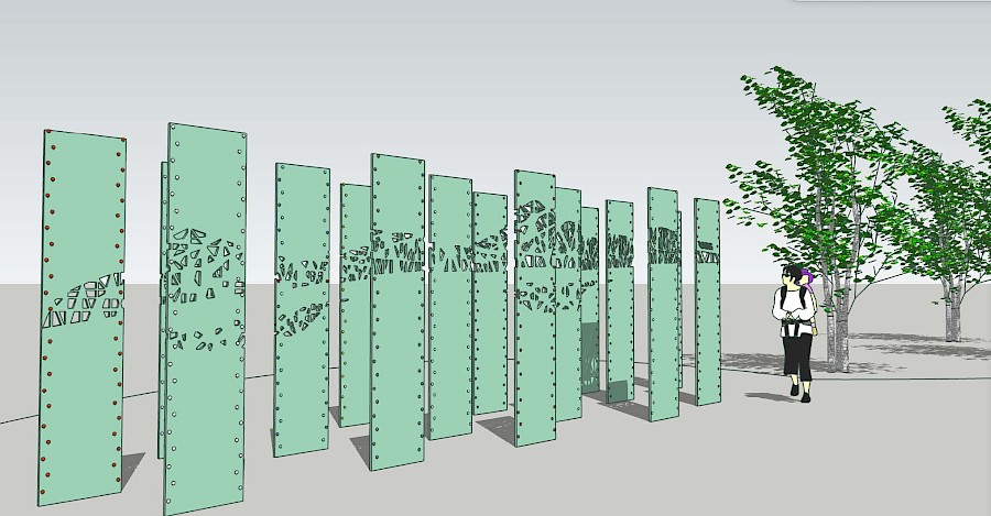 A public multimedia installation