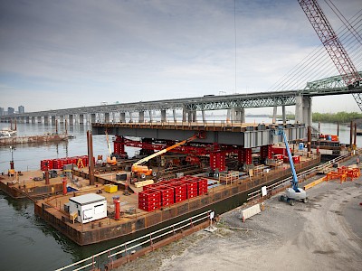 The construction of the river giant
