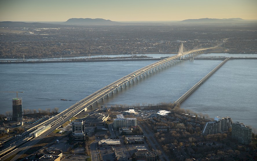 The deconstruction of the original Champlain Bridge ended in November 2023