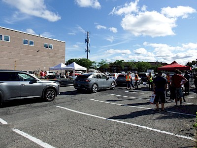 Distribution of 4,000 rivets to the population