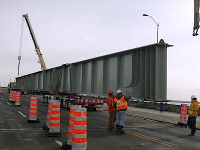 Installation de la super-poutre