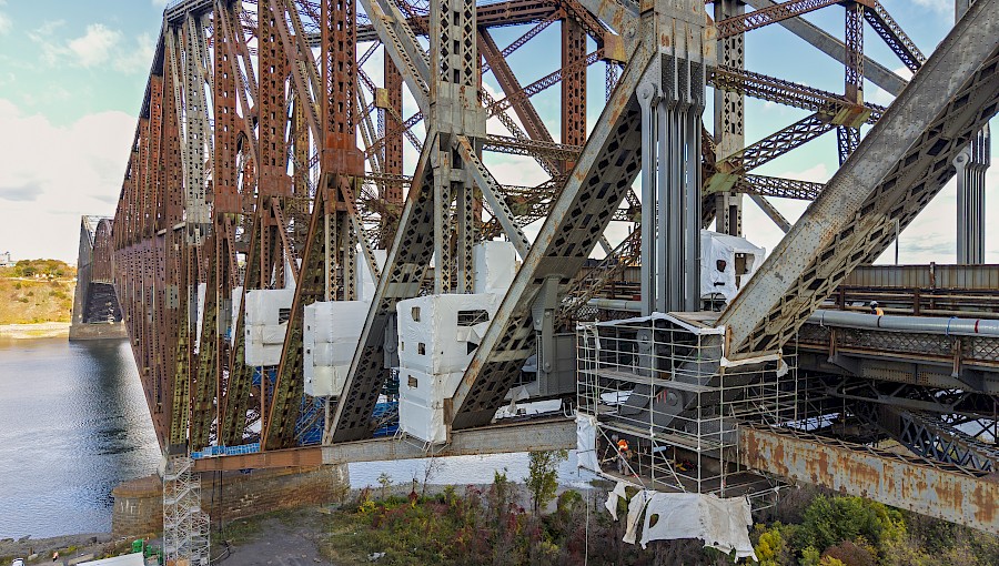 photo pont avec travaux