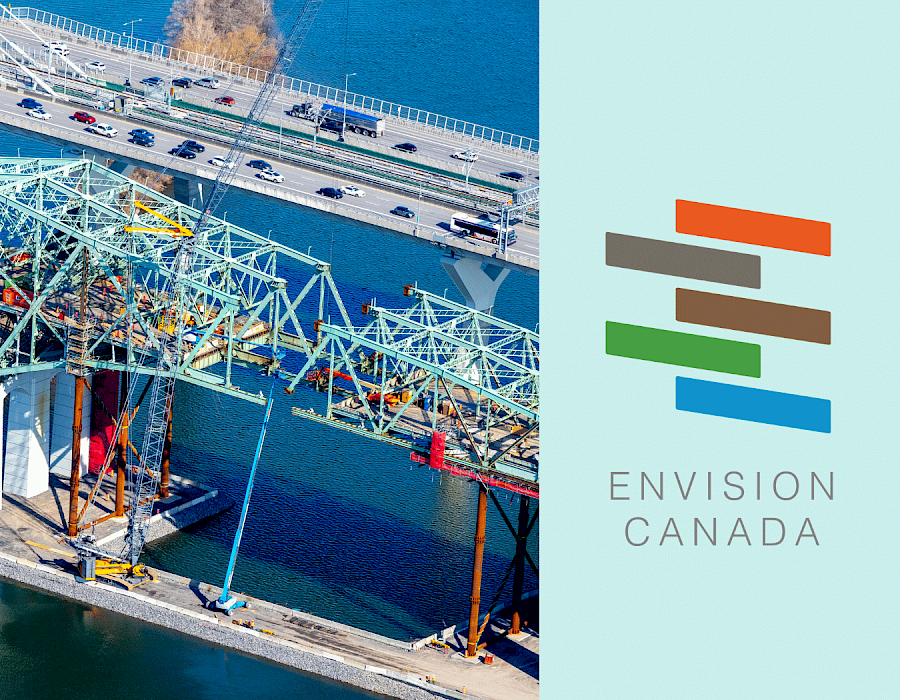 The project to deconstruct the Original Champlain Bridge  receives Envision Gold Recognition