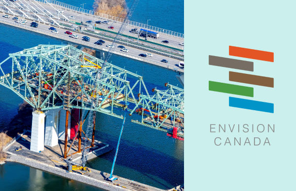 Déconstruction du pont Champlain d’origine : une reconnaissance Envision Or