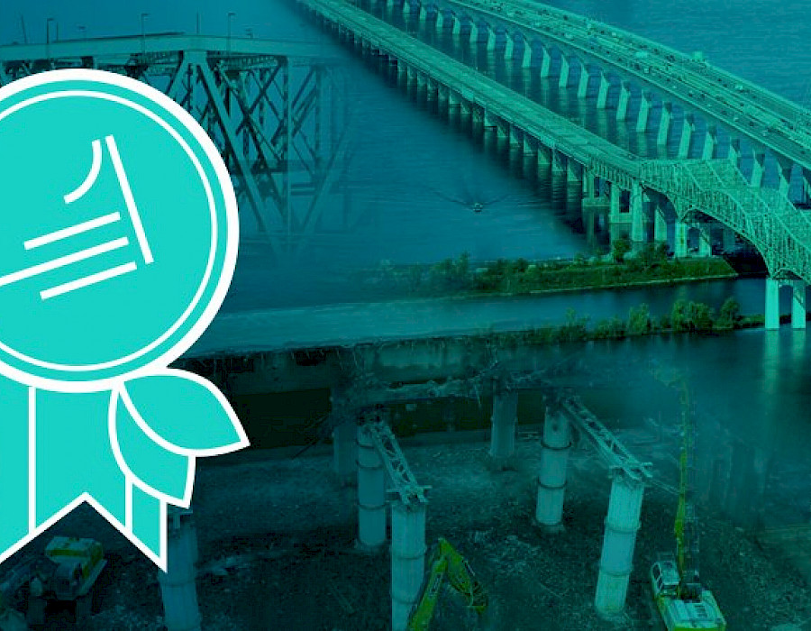 COMMUNIQUÉ | Déconstruction du pont Champlain d’origine : PJCCI lance un concours de réutilisation des matériaux