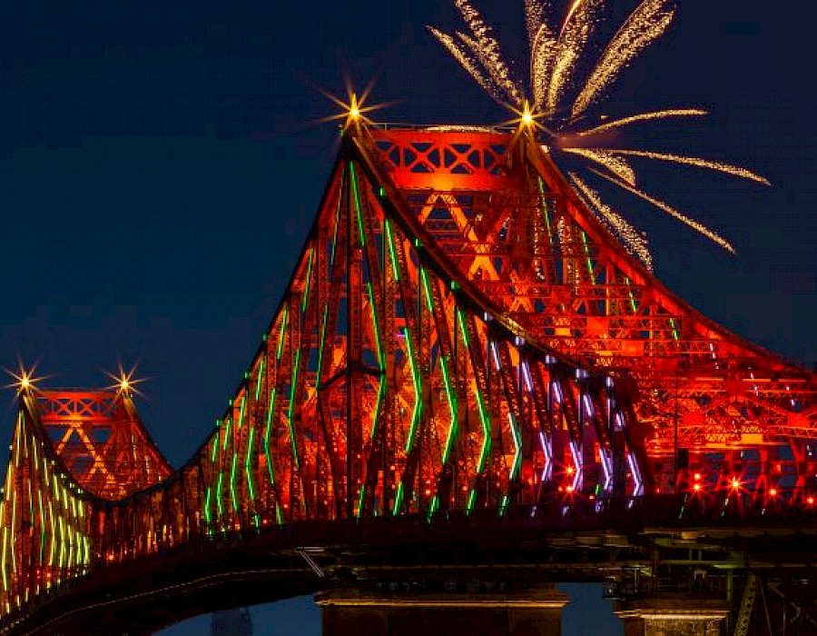 PRESS RELEASE | Special illumination of the Jacques Cartier Bridge to celebrate Canada Day!