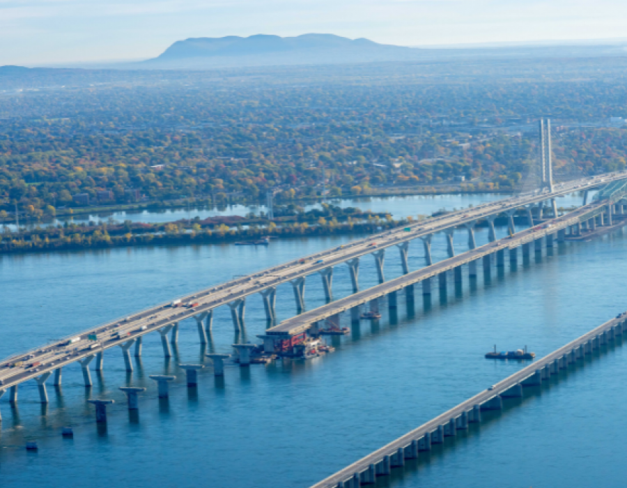 Recherche et développement : Évaluation de la condition réelle et de la performance mécanique et durabilité d’éléments en béton du pont Champlain
