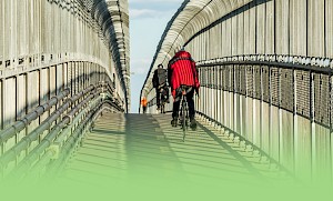 Active mobility | Jacques Cartier Bridge: the multipurpose path will be open 24/7 from April 1